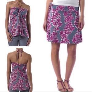 Patagonia Lithia Skirt, Purple/Pink Floral Print, Women’s XL